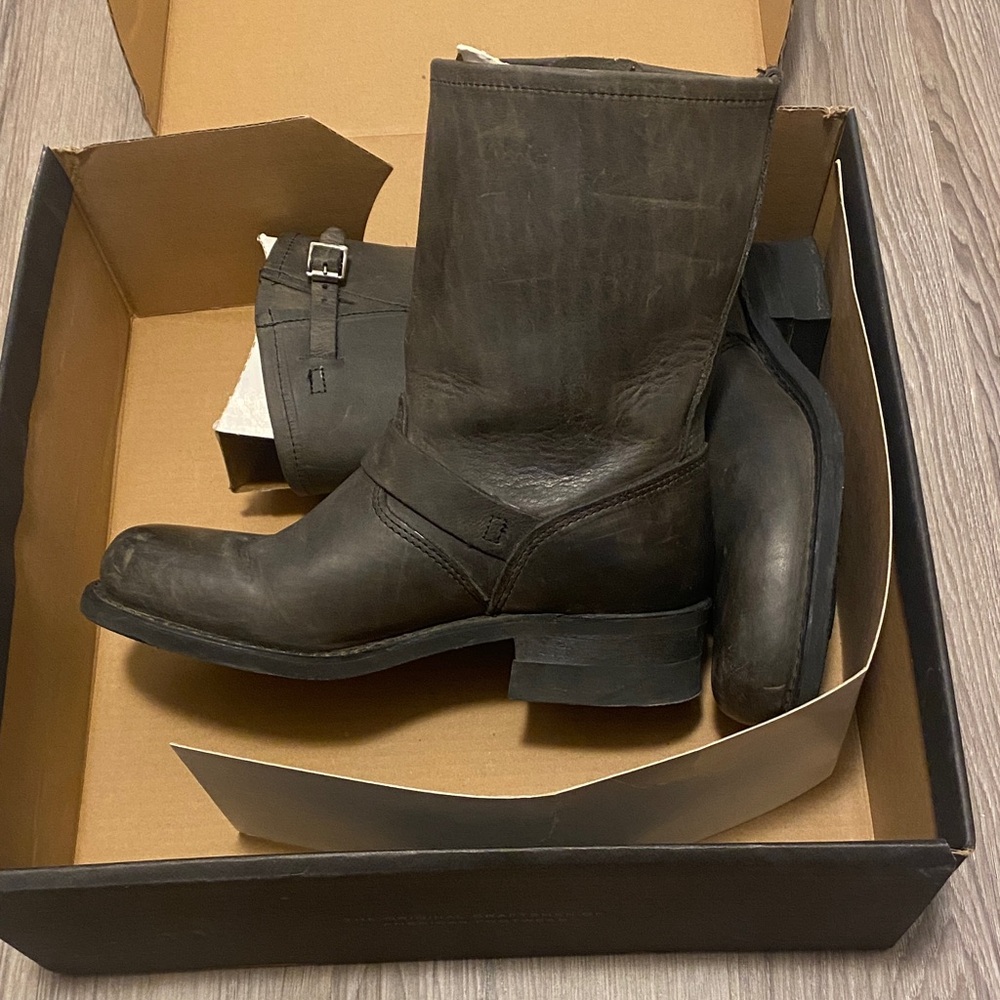 Frye Dark Brown Leather Boots NWB - 9M